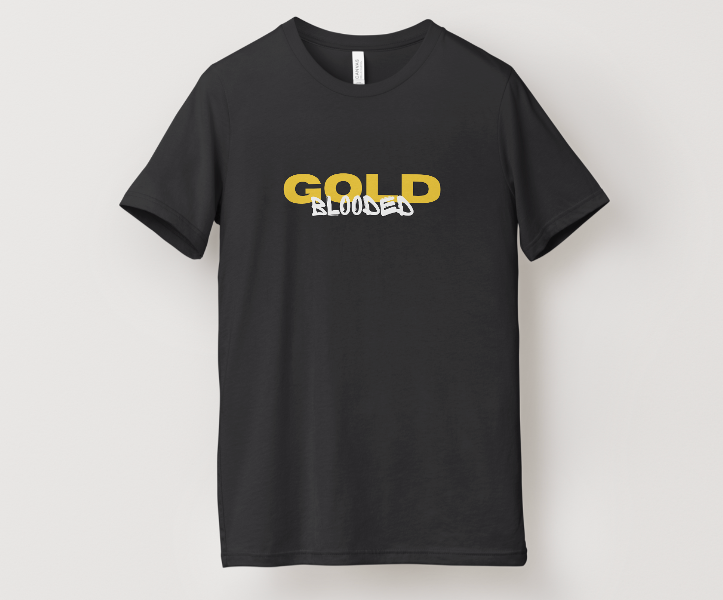 Desert Dawgs Performance T-Shirt – “GOLD Blooded” Front & Team Logo Back | Moisture-Wicking | Black | Youth & Adult Sizes