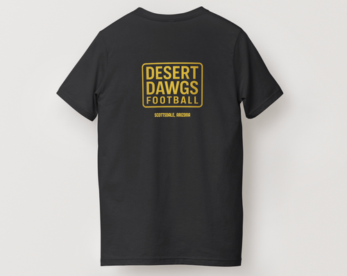 Desert Dawgs Performance T-Shirt – 1-0 Mentality | Moisture-Wicking | Black | Youth & Adult Sizes