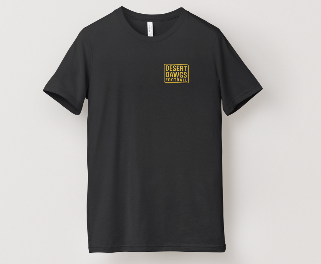 Desert Dawgs Performance T-Shirt – 1-0 Mentality | Moisture-Wicking | Black | Youth & Adult Sizes
