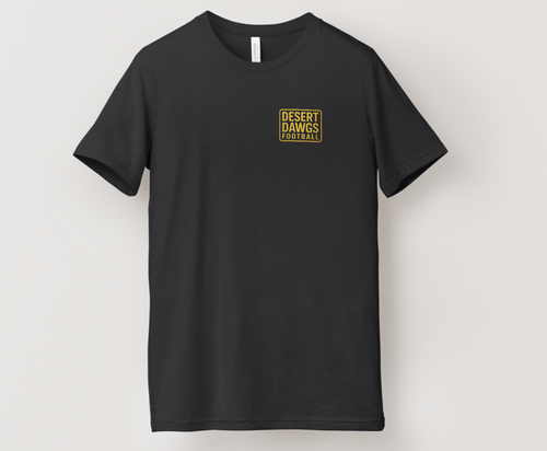 Desert Dawgs Performance T-Shirt – 1-0 Mentality | Moisture-Wicking | Black | Youth & Adult Sizes